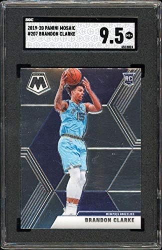 Grizzlies Brandon Clarke 2019 Panini Mosaic 207 Rookie Card Ofred Mint 9.5 SGC - košarkaške ploče rookie kartice