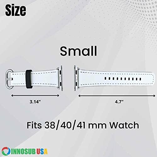 Innosub Sublimation Small Watch Band kompatibilan s Apple Smart Watch - DIY Print na praznoj PU kožiji USA