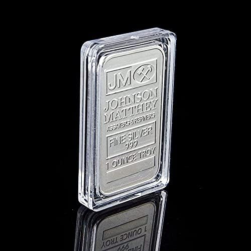 Rijetki jm novčić komemorativni kvadrat s srebrnim orao orao kovanica komemorativno izdanje 1 oz menta istražite sada!