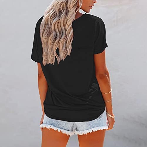 Ženske majice s kratkim rukavima Slatke grafičke majice Teen Girl Ljetni vrhovi opuštene bluze mekane ležerne trendovske majice