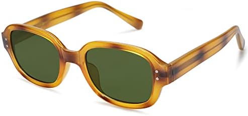 Pravokutne sunčane naočale za žene, Vintage modne sunčane naočale za putovanja na otvorenom, kvadratni okvir 52218