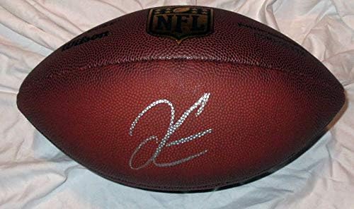 Derek Carr Autographed Wilson NFL Shield nogomet s dokazom, slika Dereka potpisuje za nas, Oakland Raiders, Fresno State Bulldogs,