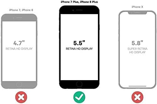 Otterbox + Popgrip Symmetry Series za iPhone 8 Plus & iPhone 7 Plus pakiranje bez stavljanja - uvijek Tarty