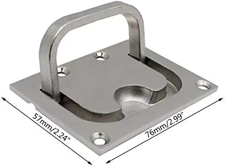 KDKD pokrivač za palubu ručka podizanje nehrđajućeg čelika kvadratni podni zaključak podne šarke na vratima