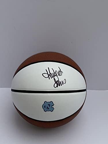 Hubert Davis potpisao je košarku North Carolina Tar Heels trener JSA Coa - Košarka s autogramima