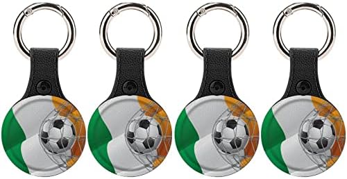 Zaštitna torbica s nogometnim golom i zastavom Irske kompatibilna s paketom s privjeskom za ključeve, držačem lokatora za zaštitu od