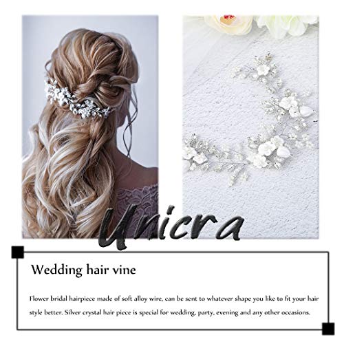Cvijet vjenčane frizure vinova loza biser vjenčana frizura s kristalnim ukrasom Pribor za kosu za žene i djevojke