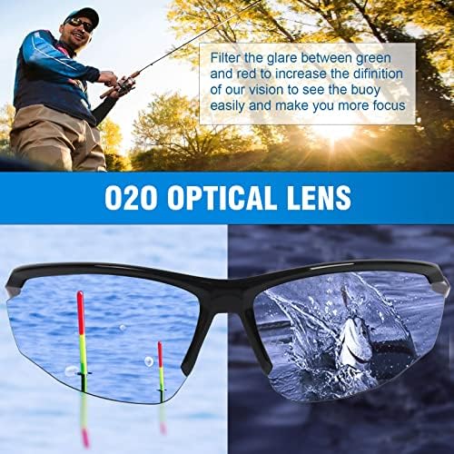 Polarizirane sunčane naočale za ribolov od 2 inča koje vam omogućuju da vidite ribu u vodi Sunčane naočale s UV zaštitom za oceanski