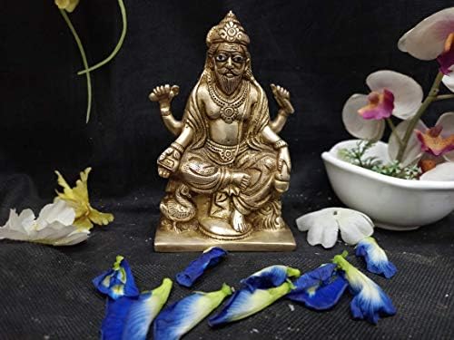 Bharat haat čisti mesing metal bog visvakarma u finoj završnici i dekorativnoj umjetnosti bh03690