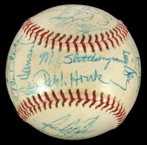 1971. New York Yankees tim potpisao je službeni bejzbol američke lige JSA CoA - Autografirani bejzbol