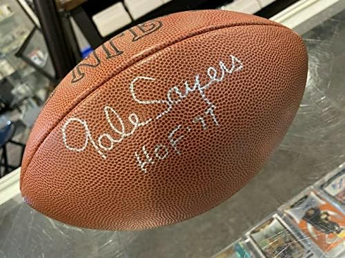 Gale Sayers Hof 77 Chicago Bears potpisao je službeni Wilson NFL Football JSA - Autografirani nogomet