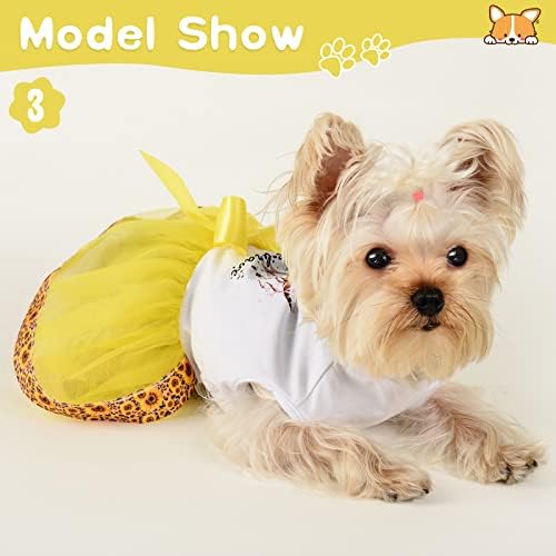 Pseće haljine za male pse djevojke čipka od tila štene haljine za kućni ljubimac princeza Bowknot haljina slatka pseća ljetna odjeća
