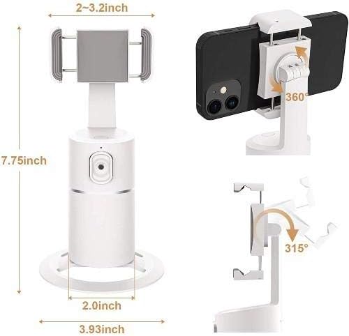 Boxwave postolje i nosač za Ulefone Power oklop 14 - PivotTrack360 Selfie postolje, praćenje lica za praćenje lica, nosač za ulefone
