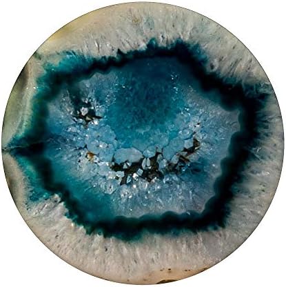 Plavi mineralni agat Quartz Kristali Tamni opal ljubičasti mramorni popsockets Popgrip: zamjenjivi prianjanje za telefone i tablete