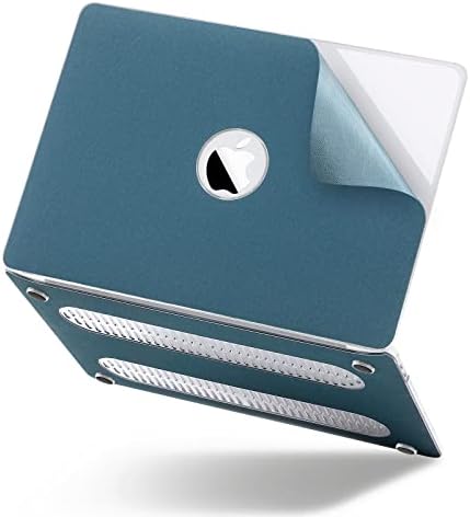 Dulinedo futrola kompatibilna s MacBook Pro 16,2 inčnim A2485 M1 - Premium PU kožna i plastična futrola za laptop za tvrdu školjku