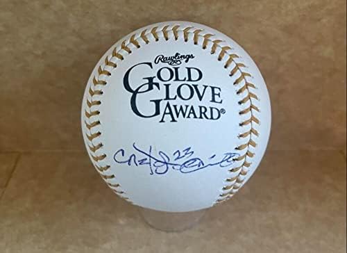 Carlos Pena Tampa Bay Rays potpisana automatska zlatna rukavica Baseball Bas BC94347