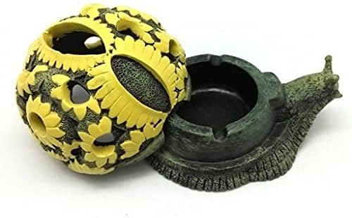 XBWEI 1PCS CARTOON Tortoise Animal Ashtray kreativni puževi pepeljarski obrt Dekoracija od nehrđajućeg čelika pepelja