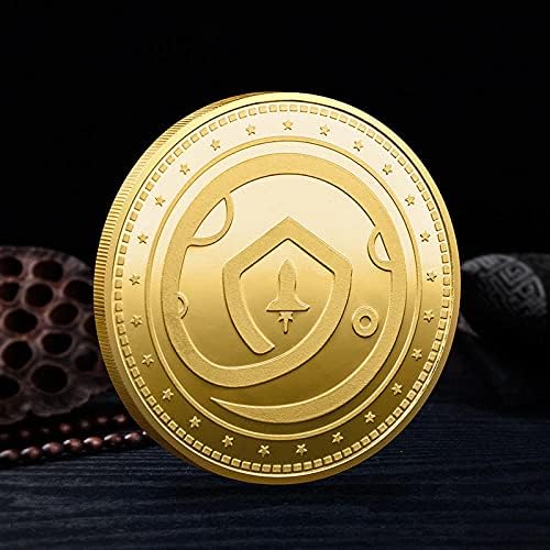 Komemorativni novčić na zlatnim zlatnim zglobovima Digitalni virtualni novčić Lucky Coin Cryptocurrency 2021 Kolekcija Limited Edition