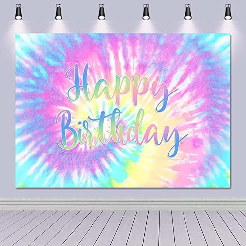8. 96. Pozadina Sretan rođendan makaroni pastelna pozadina za djevojčice za rođendan duga tema za ukrase za rođendanske zabave za rođendanske