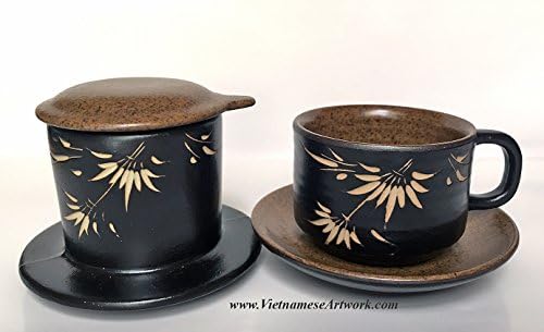 Keramički aparat za kavu - ručno napravljen keramički set za izradu vijetnamske kave
