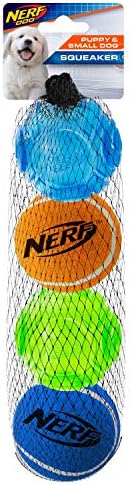 Nerf Dog TPR 2 inčne zvučne/teniske kuglice 4pk za male pse i štenad, pogodno za tenisku loptu za male pse i štenad