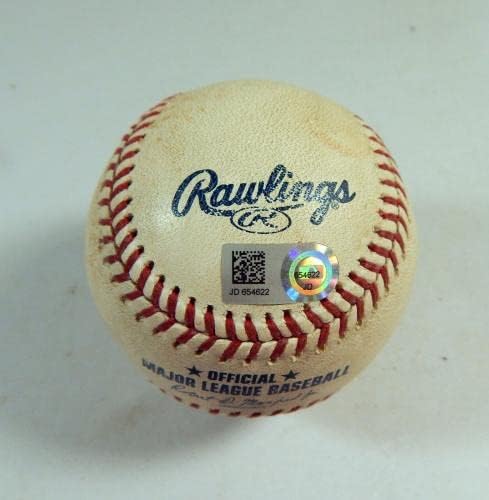 2019 Oakland Athletics Pitsburgh Pirates Game Upotrijebljena bejzbol Colin Moran RBI SAC - Igra korištena bejzbols