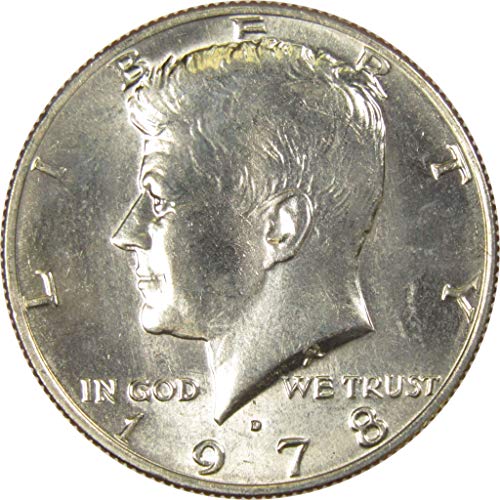 1978. D Kennedy pola dolara Bucirkulirana država metvice 50C Kolekcionarski kolekcionarski novčić