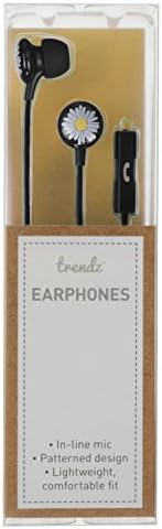 Trendz Novety In -u uho u uho uši za slušalice s mikrofonom kompatibilnim s Android i Apple iOS pametnim telefonima i tabletima - Daisy