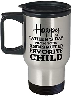 Očevi Dan putovanja šalica, sretni Dan oca od vašeg neprikosnovenog omiljenog djeteta, jedinstveni pokloni za tatu od kćeri sina