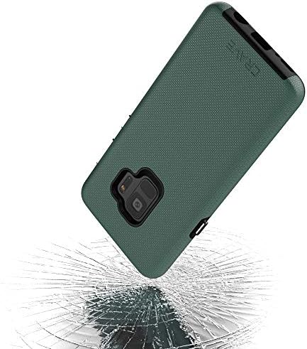 Žudite za dvostrukom stražom za slučaj Samsung S9, zaštita od udara dvostrukog sloja za Samsung Galaxy S9 - Forest Green