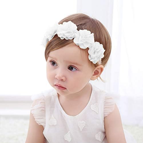 Cvjetna kruna dječje trake za glavu novorođenče cvjetne trake za rođendan za 4-24 mjeseca