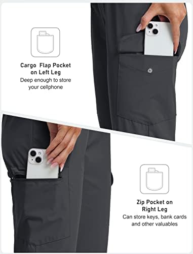 Mofiz Capri hlače za žene lagani led cool kapris za žene casual ljetni izlet labave kratke hlače s džepovima s patentnim zatvaračem
