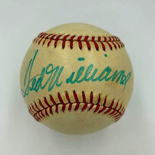 Ted Williams potpisao je službeni bejzbol američke lige s JSA Coa Red Sox - Autografirani bejzbol