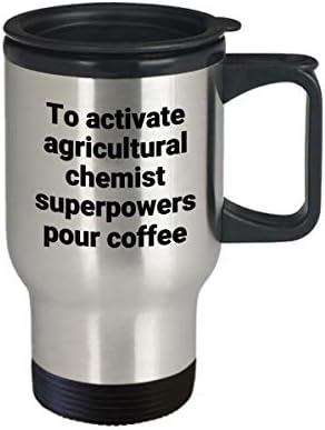 Poljoprivredni kemijski putnička šalica - smiješna sarkastična toplinska izolirana kava s nehrđajućim čelikom poklon