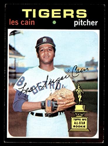 1971. Topps 101 Les Cain Detroit Tigers Ex/MT Tigers