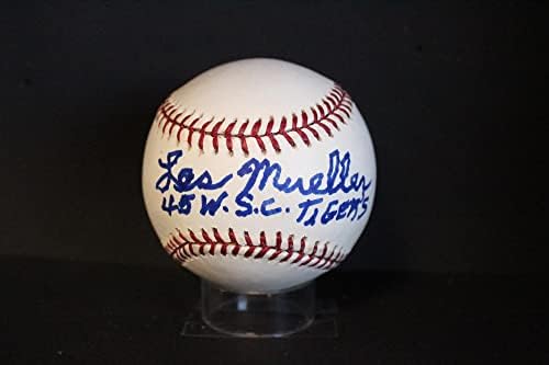 Les Mueller potpisao je autogram bejzbol autografa Auto PSA/DNA AM48535 - Autografirani bejzbols