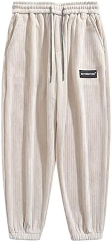Muške sportske hlače Plus size teretne hlače s džepom s patentnim zatvaračem hlače širokih nogavica s elastičnim strukom sportske casual
