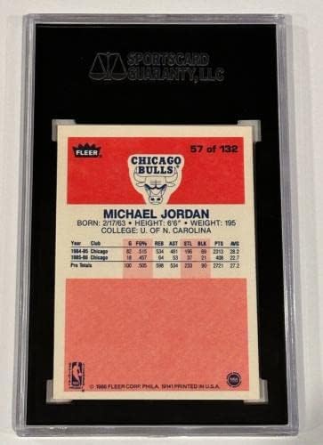 Michael Jordan 1986 Fleer Rookie Card 57 SGC je ocijenio 9,5 RC - košarkaške ploče rookie karte