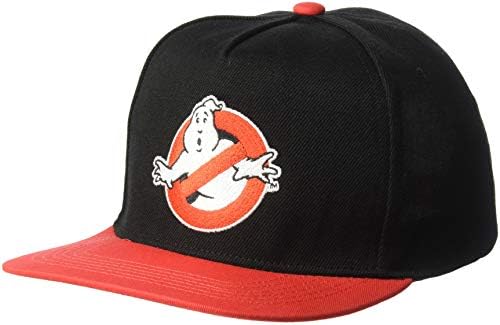 Ghostbusters muški izvezena bejzbol kapu, podesiva, crvena, jedna veličina