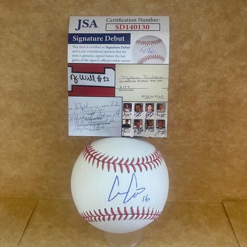 Andrew Abbott Cincinnat Reds potpisao je autogramirani M.L. Baseball JSA SD140130