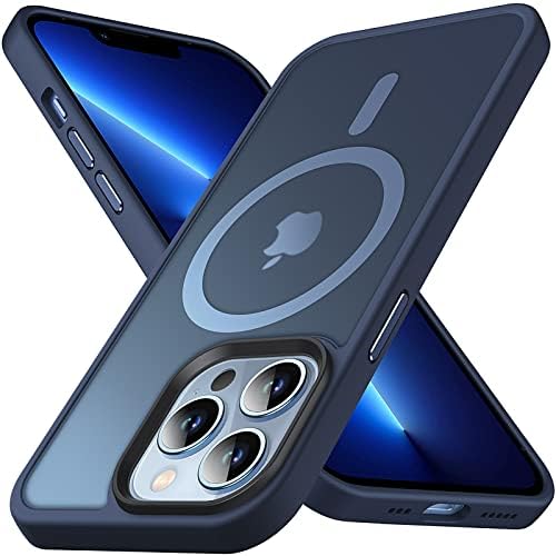 ANQRP dizajniran za kućište iPhone 13 Pro, [Podrška Magsafe] meki silikonski vitki anti-ogrebotina za iPhone 13 Pro 6,1 inčni, plava