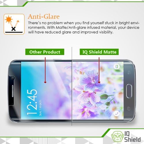IQ Shield Matte Koža s cijelim tijelom kompatibilna sa Samsung Galaxy S23 5G, uključuje zaštitnicu zaslona protiv zaslona i film protiv