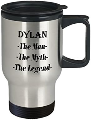 Dylan - Čovjek mit o legendi Awesome poklon šalice za kavu - Putnička šalica od 14oz