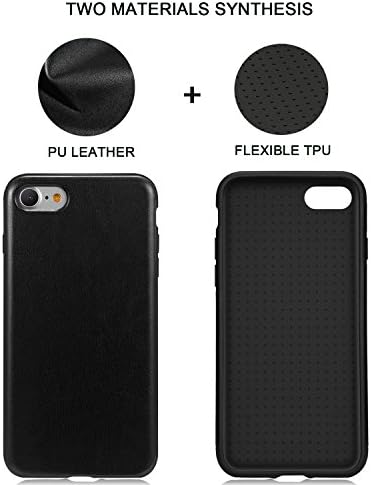 TENDLIN Kompatibilan s iPhone SE 2022 Case /iPhone SE 2020 CASE /iPhone 8 Case /iPhone 7 Case Koža leđa Fleksibilna TPU silikonski