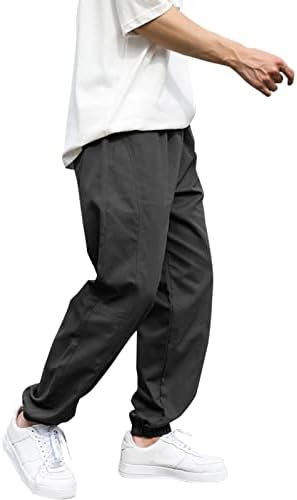Muške jesenske / zimske hlače u boji, jednobojni casual kombinezon Na vezanje, velike i visoke teretne hlače
