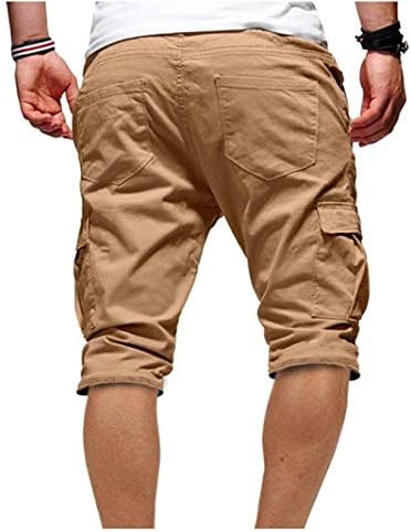 Adongnywell muški trening teretane kratke hlače brze suhe hlače za dizanje utega trening trčanje s džepovima