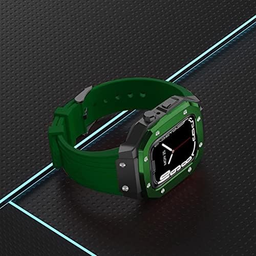 Ekins För Apple Watch Band Series 8 7 45 mm modifikacija mod kit KlockArmband För Kvinnor Alloy Watch Case ARMBand