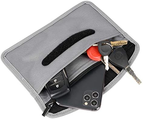 Migeec Faraday torba, GPS RFID Blokirajući vrećica za torbicu torbica za torbicu za novčanik za zaštitu privatnosti mobitela i ključ