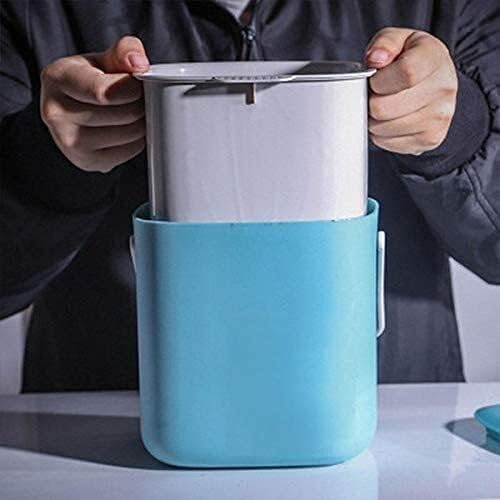 Kanta za smeće bucket za spavaću sobu kanta za smeće za kućni ured kuhinja kada kanta za smeće / svijetloplava