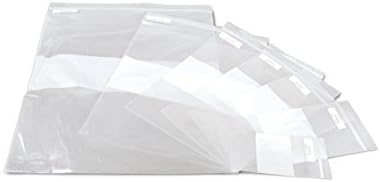 Medline NONZIP69 plastične vrećice zatvarača s bijelim blokom za pisanje, 6 x 9